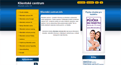 Desktop Screenshot of klientske-centrum.info